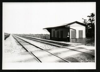 Vintage Railroad Photo 5x7 Grand Beach,  Maine Railroad Station