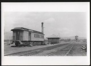 Vintage Railroad Photo 5x7 B&m Railroad Station Jefferson,  Hampshire 1932