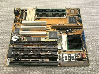 Pc - Chips M919 Socket 3 Motherboard 486,  Amd 5x86 133mhz,  16mb Edo Ram