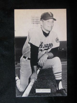 Vintage 1963 Duane Josephson White Sox J D Mccarthy Photo Post Card