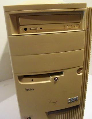 VINTAGE IBM Aptiva PC Desktop Computer - NO HDD - 2