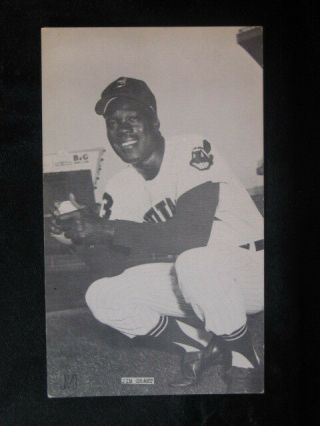 Vintage 1963 Jim Grant Cleveland Indians J D Mccarthy Photo Post Card