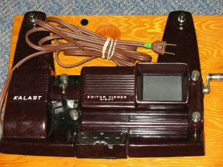 Kalart Editor Viewer Eight 8 Mm Film Movie Splicer Model Ev - 8 Vintage Us W/ Box