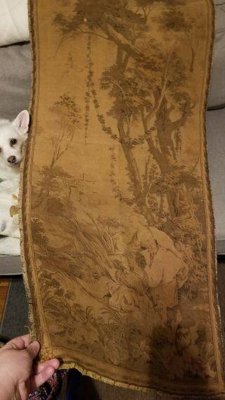 Vintage Large Tapestry Wall Hanging 58”x25 "