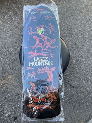 Lance Mountain Powell Peralta Skateboard Deck Reissue Black Nos