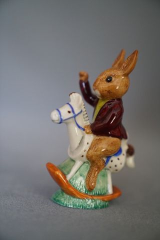 Vintage Royal Doulton Figurine Bunny Kins " Tally Ho " 4 " H
