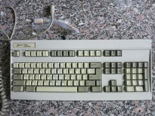 Vintage 1990 Zenith Data Systems Mechanical Keyboard With White Alps Switches