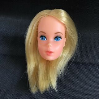 Vintage Mod Barbie Doll Head Busy Barbie 3311 1972 - 73