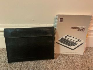 1983 Radio Shack TRS - 80 Model 100 notebook -,  Vintage 3