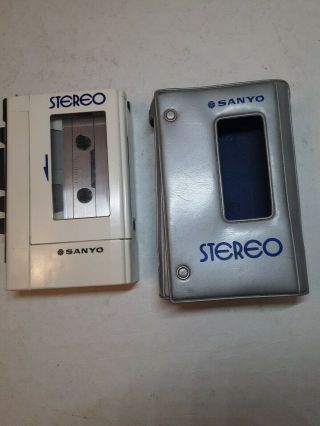 Walkman Sanyo M4430 Vintage Stereo Cassette Player Orig Owner