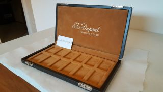 Rare Vintage St Dupont Line 2 Premium Version Lighters Display Box