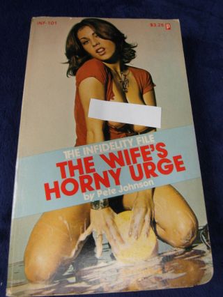 Vintage Sleaze Erotica Adult Paperback Pulp Wife 