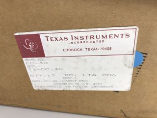 Texas Instruments Compact Computer 40 — OLD STOCK 3