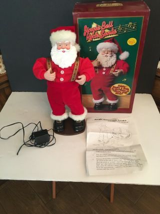Vtg Jingle Bell Santa Rock & Roll Christmas 1998 Edition 1 Dancing 
