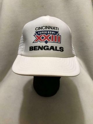 Vintage Cincinnati Bengals Bowl Xxiii Snapback Hat