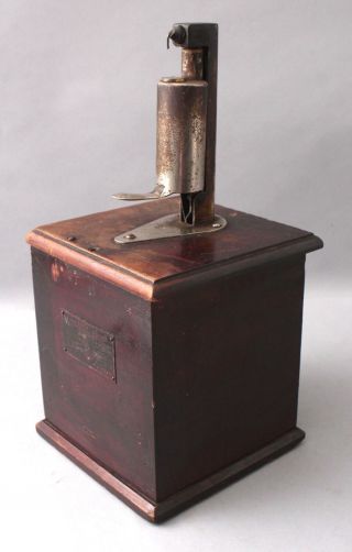Antique Circa - 1920s Tobacco Shop Battery Midland Jump Spark Cigar Lighter