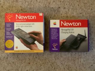 Apple Newton Messagepad 110 And Messagepad 110 Charging Station
