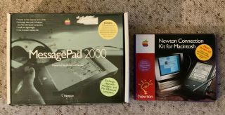 Apple Newton Messagepad 2000.  Includes Connection Kit For Mac