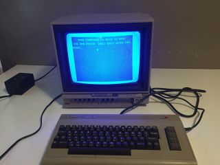 Commodore 1702 Color Video Monitor & (for Commodore 64 computer) 2