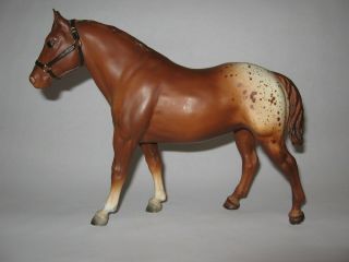 Vintage Breyer Model 97 - Quarter Horse Gelding (chestnut Appaloosa)