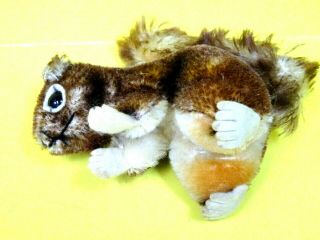 Vintage Steiff Perri Squirrel w/Button Eyes 3.  5 