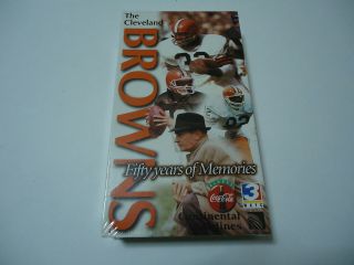 Cleveland Browns Football Vhs Video Tape 50 Years Of Memories 1996