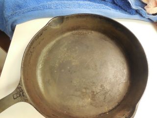 Vintage Griswold 8 Cast Iron Skillet Fry Pan