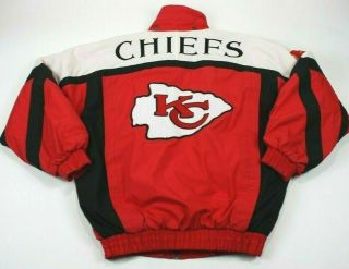 Kansas City Chiefs Vintage 90s Coat Jacket Nutmeg By Campri Mahomes Mens Size Xl