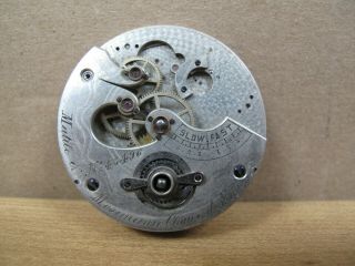 Antique Matile & Mosimann Chaux - De - Fonds By A.  Saltzman Parts Pocket Watch