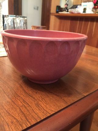 Vintage Boontonware 511a - 20 Dark Pink 2 Qt Nesting Bowl Guc