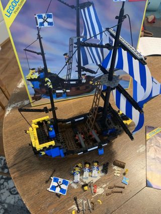 Vintage Lego Caribbean Clipper 6274,  1989 Pirates W Box And Instructions 98