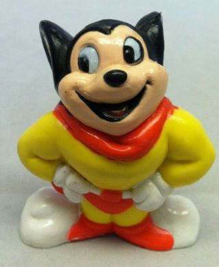 Vintage 1988 Mighty Mouse Pvc Hamilton Figure 2.  5 " Toy Cartoon