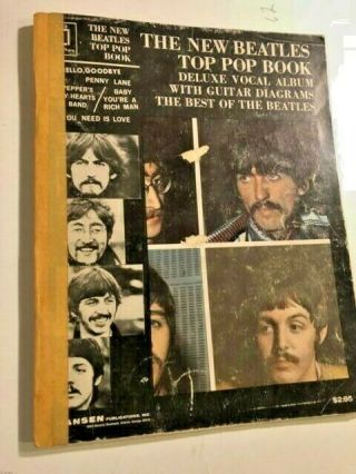 Vintage Songbook " The Beatles Top Pop Book " The Best Of The Beatles