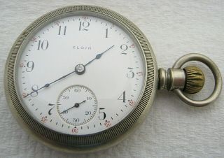 Antique 18s Elgin Grade 309 7j Pocket Watch