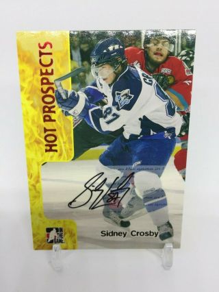 2005 - 06 Itg Heroes And Prospects Autographs Series Ii Asc3 Sidney Crosby Sp Rc
