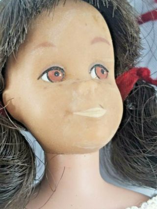 Vintage Mattel Barbie Skipper Friend Scooter Doll 1963 With Dark Hair