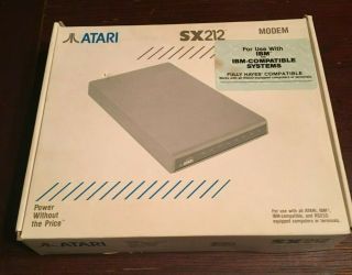 Atari Sx212 Computer Modem 300/1200 Baud - Nos