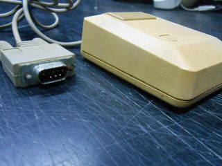Vintage Apple II Mouse M0100 Discolored Parts Repair Collectible 3