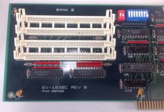 RARE EV - 1830C Rev B Memory Expansion Card Board PWA - 00598 30pin Vintage Hardware 2