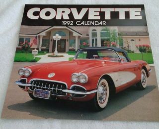 Corvette Wall Calendar 1992 Publications International