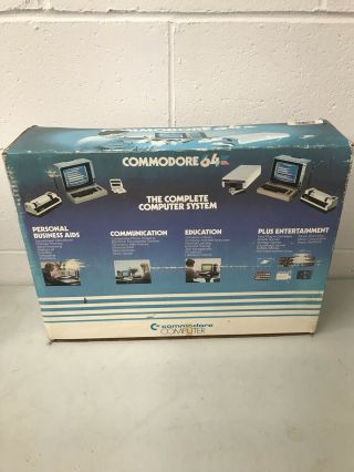 Vintage Commodore 64 Computer w/Box Powers On Matching Serial Numbers AS - IS 2