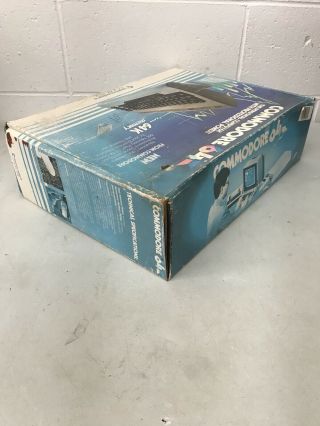 Vintage Commodore 64 Computer w/Box Powers On Matching Serial Numbers AS - IS 3