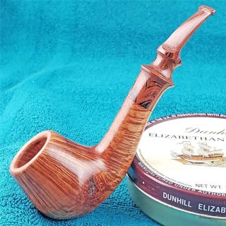 Unsmoked Lee Von Erck 360 Straight Grained Cognac Freehand American Estate Pipe