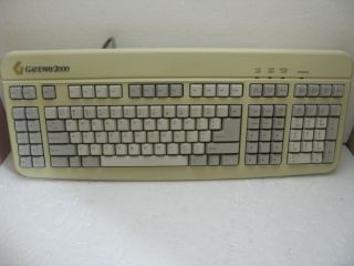 Vintage Gateway 2000 Programmable Keyboard Ps/2 Pn 2191011 - 99 - 911 1994