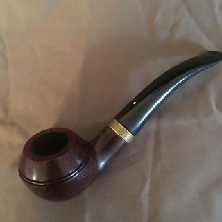 Dunhill Pipe Bruyere Rhodesian (3) Classic Series,  Gold Colored Band,  Circa 1993