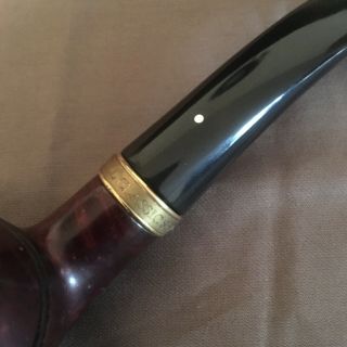 Dunhill Pipe Bruyere Rhodesian (3) Classic Series,  Gold Colored Band,  Circa 1993 2