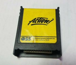 Vintage Atari Action Cartridge Software By Oss