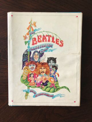 The Beatles Illustrated Lyrics Alan Aldridge 1972 Coffee Table Book Vintage 70s