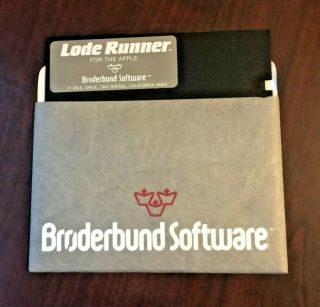 Lode Runner - Broderbund - Vintage Apple Ii Game