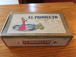 Vintage El Producto Cigar Box